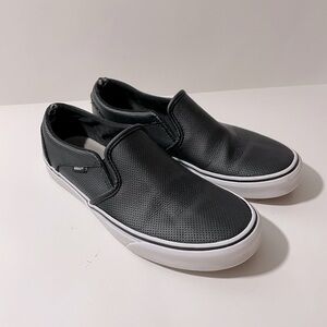 Vans Black Slip on Sneakers 10